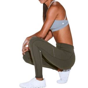 LULULEMON ATHLETICA Speed Up Tight 'Full-On Luxtreme 28' In Dark Olive Size 8